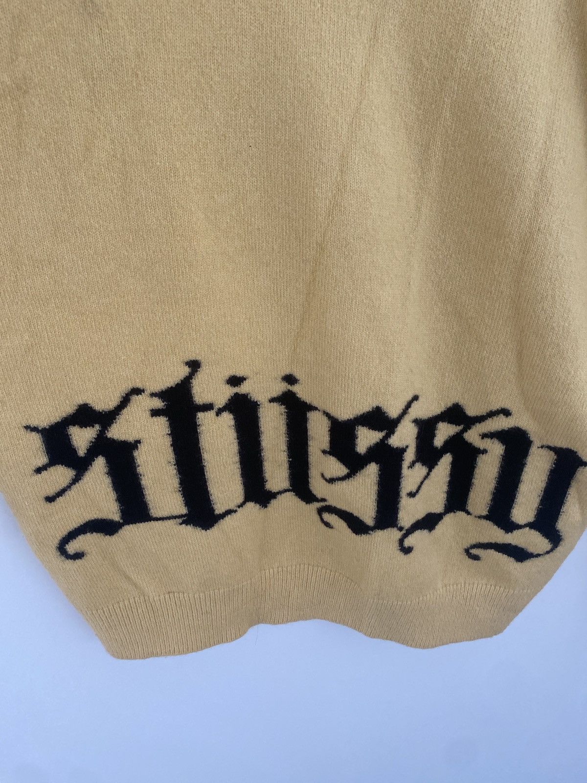 Stussy Stussy gothic knit sweater Size US XXL / EU 58 / 5 - 2 Thumbnail