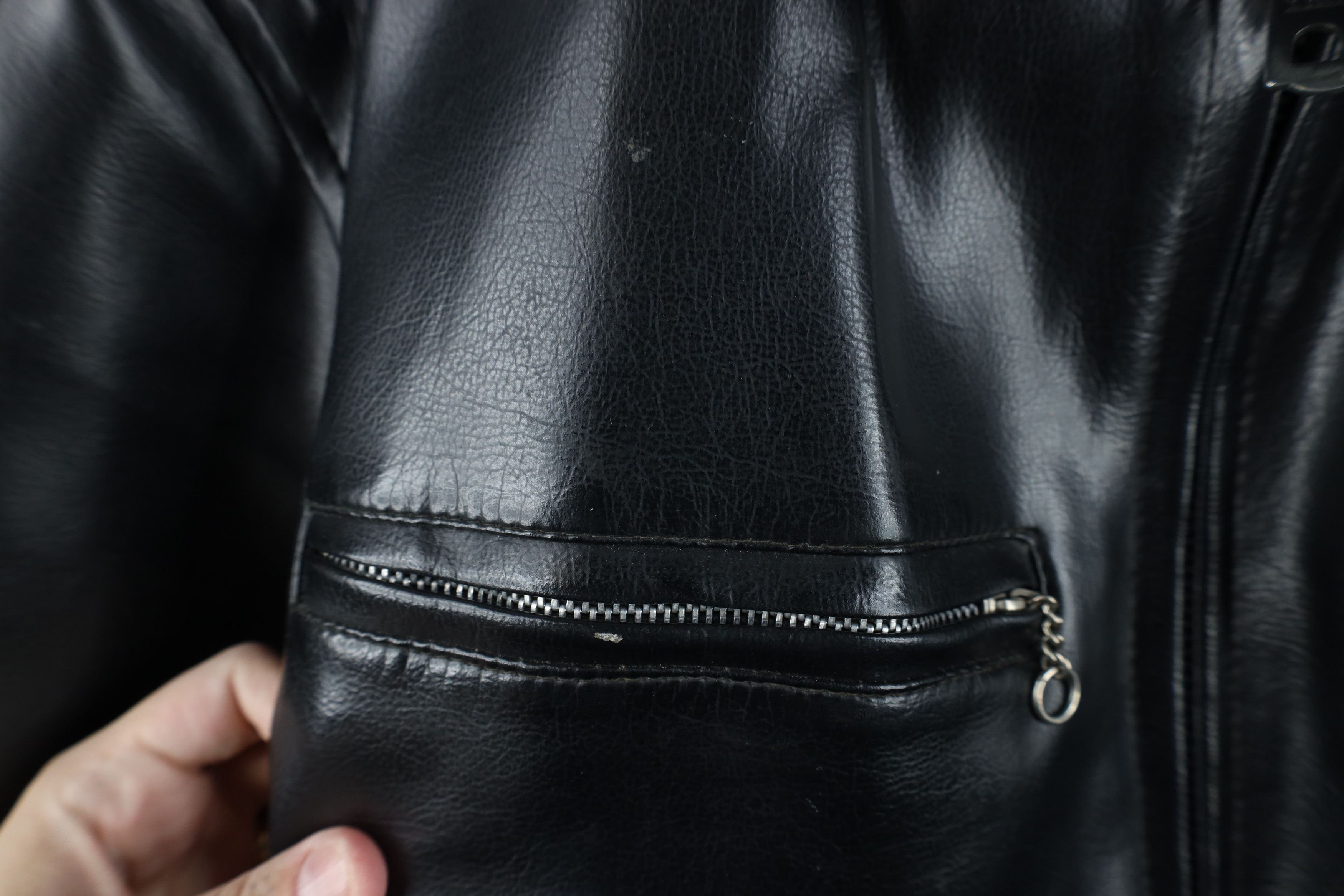 Vintage Vintage 70s Streetwear Faux Leather Motorcycle Jacket Japan Size US M / EU 48-50 / 2 - 8 Thumbnail