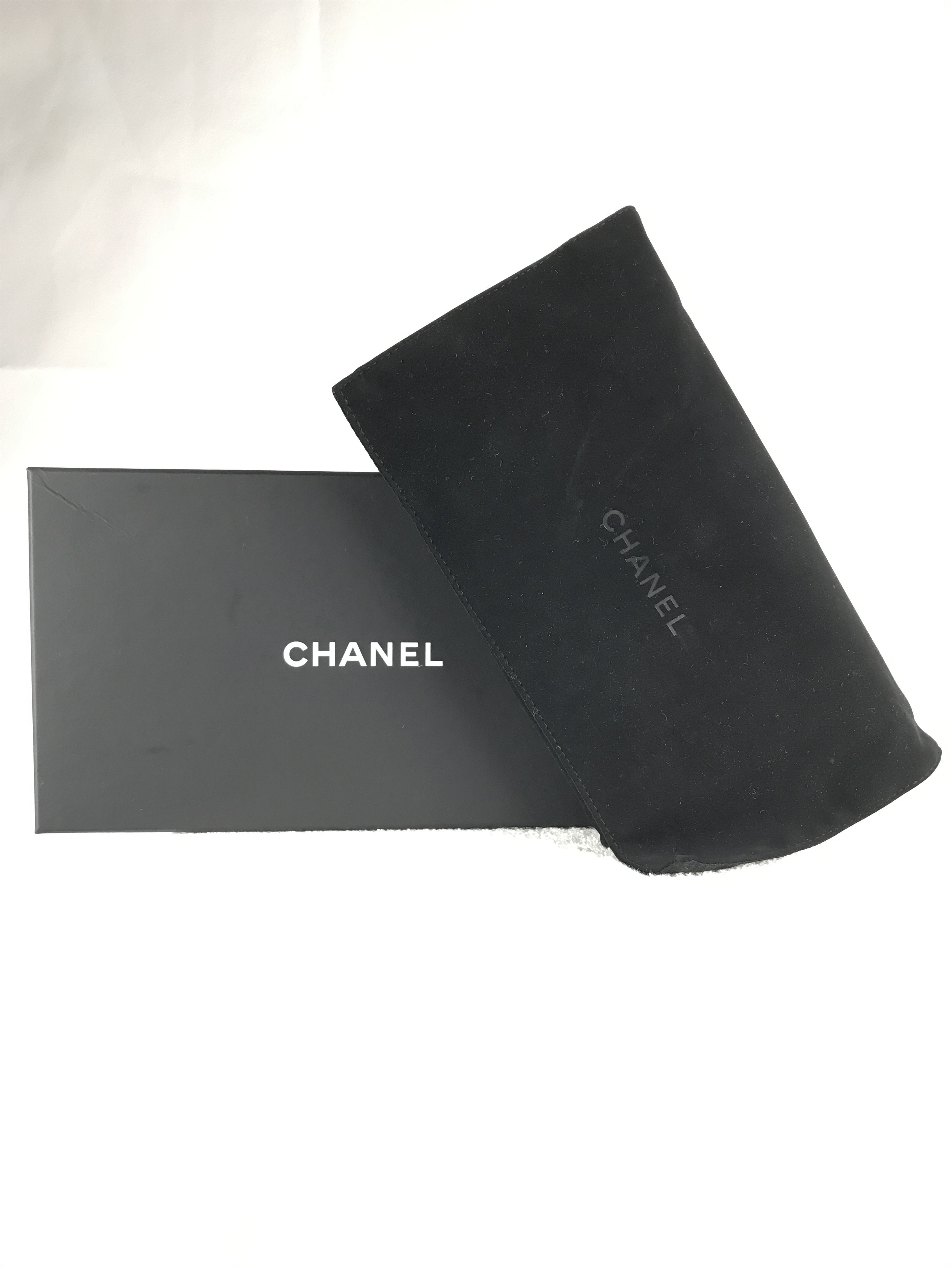 Chanel × Vintage Chanel Cambon Line Coco Mark Long Wallet Black Pink Lambskin Size ONE SIZE - 6 Thumbnail