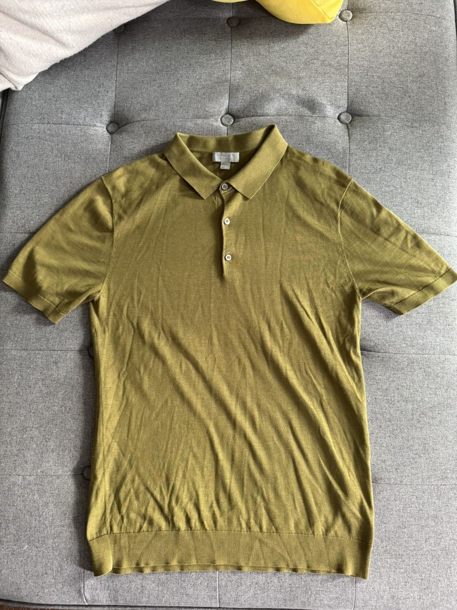 Cos COS short sleeve olive polo shirt Size US S / EU 44-46 / 1 - 1 Thumbnail