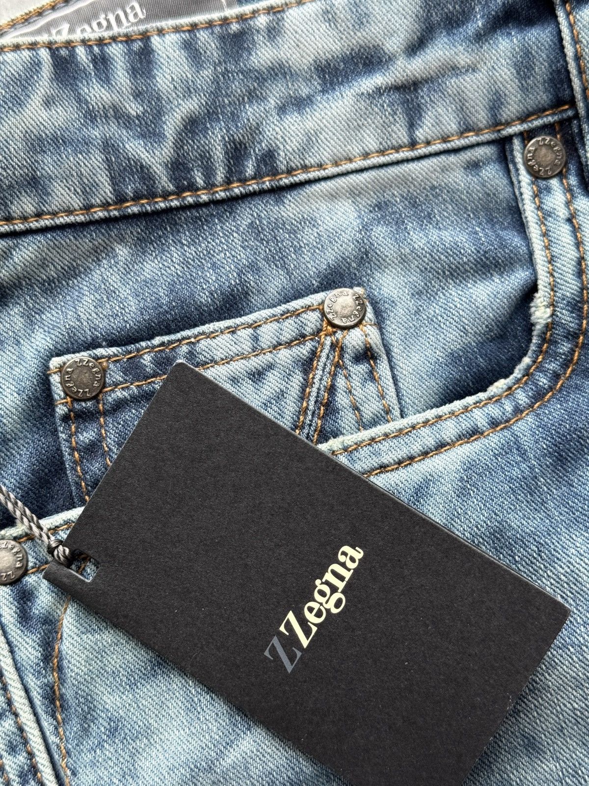 Z Zegna Z Zegna Vintage Regular Rise Jeans Size US 38 / EU 54 - 5 Thumbnail