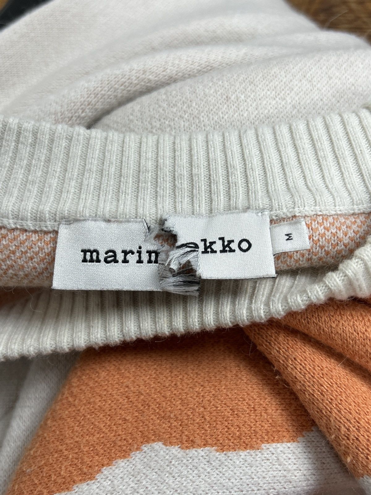 Marimekko Marimekko Unikko Flower Floral Sweater Size M Beige Size US M / EU 48-50 / 2 - 7 Thumbnail