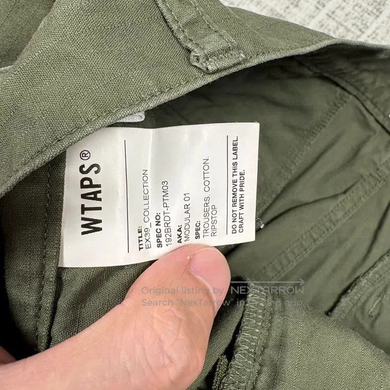 Wtaps WTAPS 19AW MODULAR 01 Cargo Pants. Size US 34 / EU 50 - 4 Thumbnail