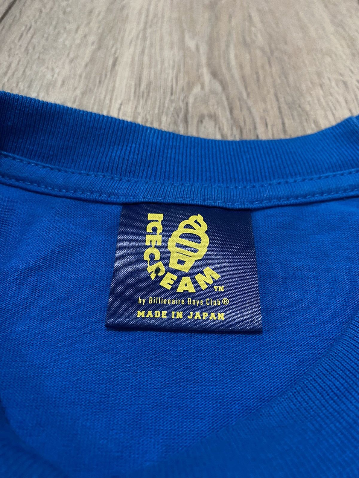 Icecream T-shirt BBC Billionaire Boys Club Ice Cream Big Logo Blue Size US M / EU 48-50 / 2 - 4 Thumbnail