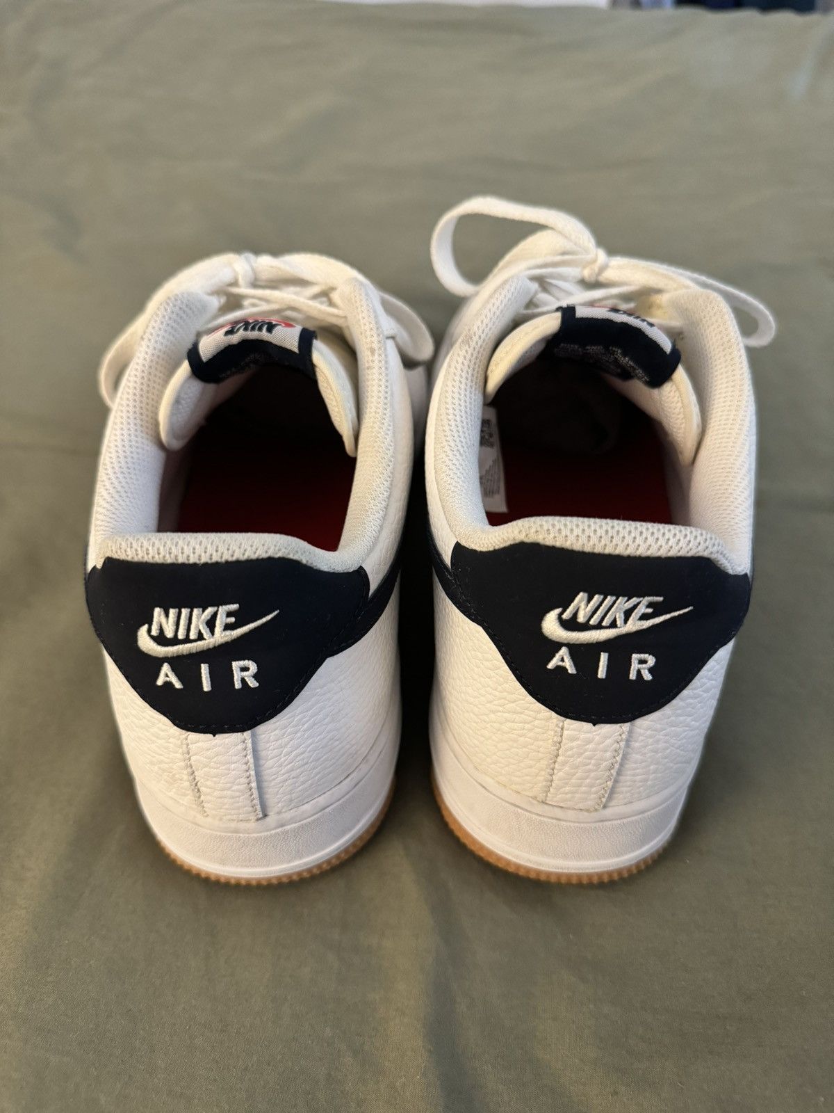 Nike Air Force 1 AF1 Low ‘07 White Obsidian Gum 11.5 Size US 11.5 / EU 44-45 - 3 Thumbnail