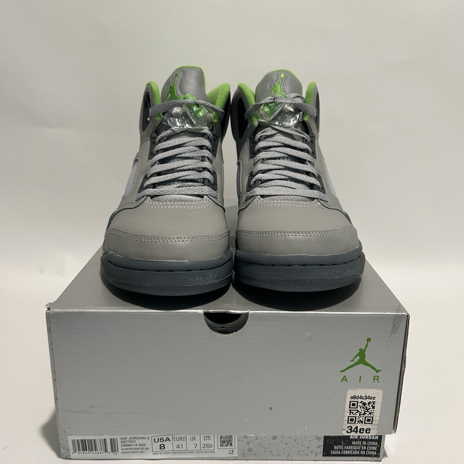 Nike Nike Shoes Air Jordan 5 Retro “Green Bean” 2022 Size US 8 / EU 41 - 2 Thumbnail