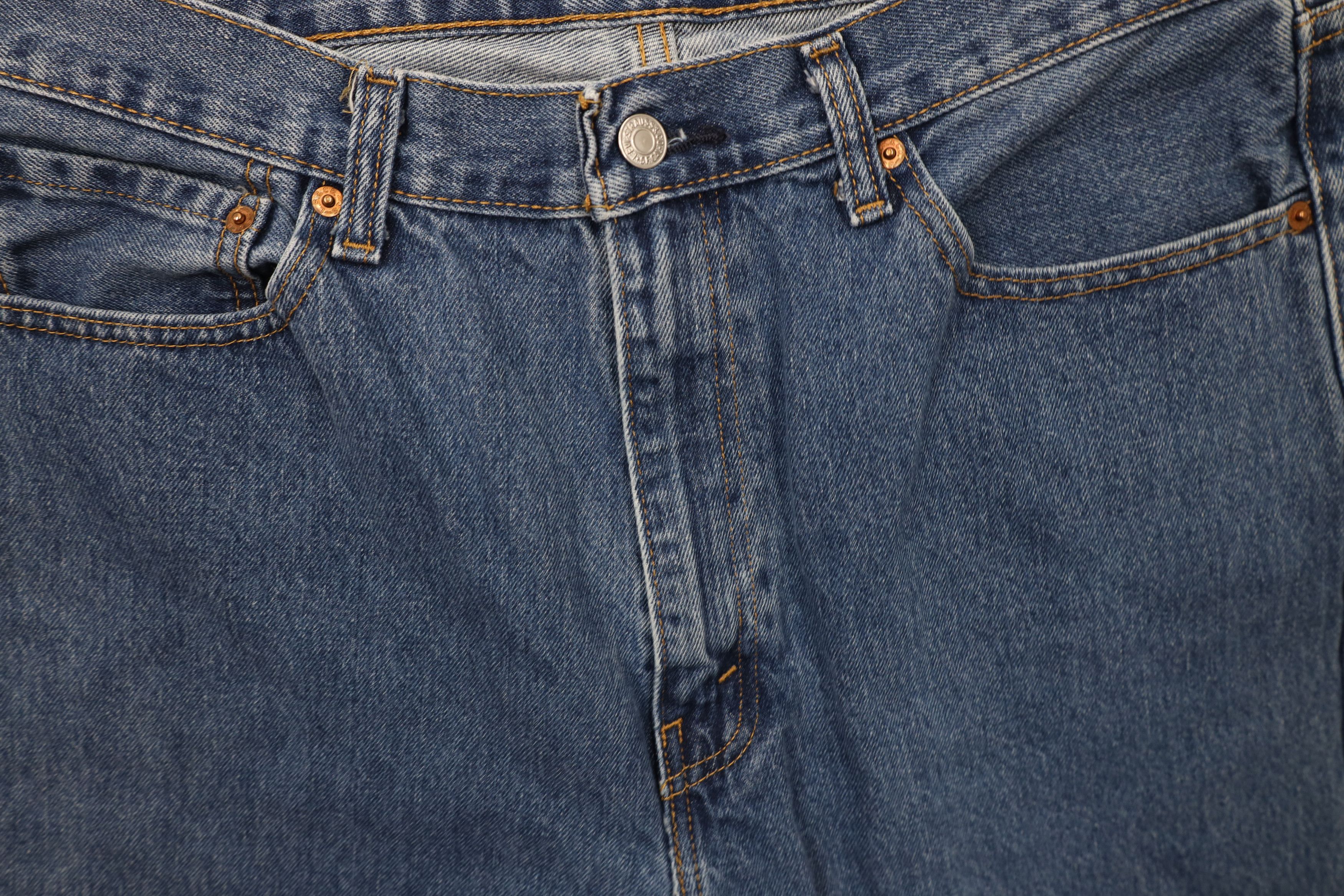 Levi's × Vintage Vintage Y2K Levis 505 Fit Straight Leg Denim Jeans Blue Size US 38 / EU 54 - 6 Thumbnail