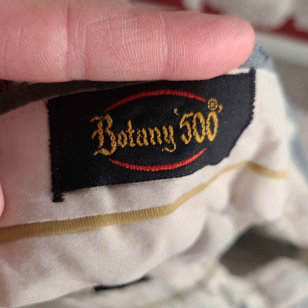 Botany 500 Vintage 80s Botany 500 gray slacks size 42x30 altered Size US 42 / EU 58 - 7 Thumbnail