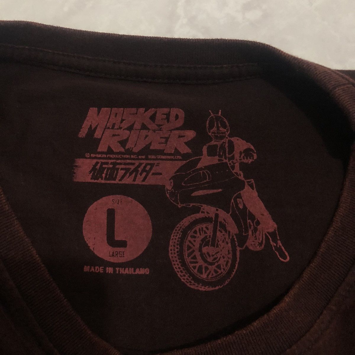Anime × Vintage Vintage anime masked rider x t shirt Size US L / EU 52-54 / 3 - 6 Thumbnail