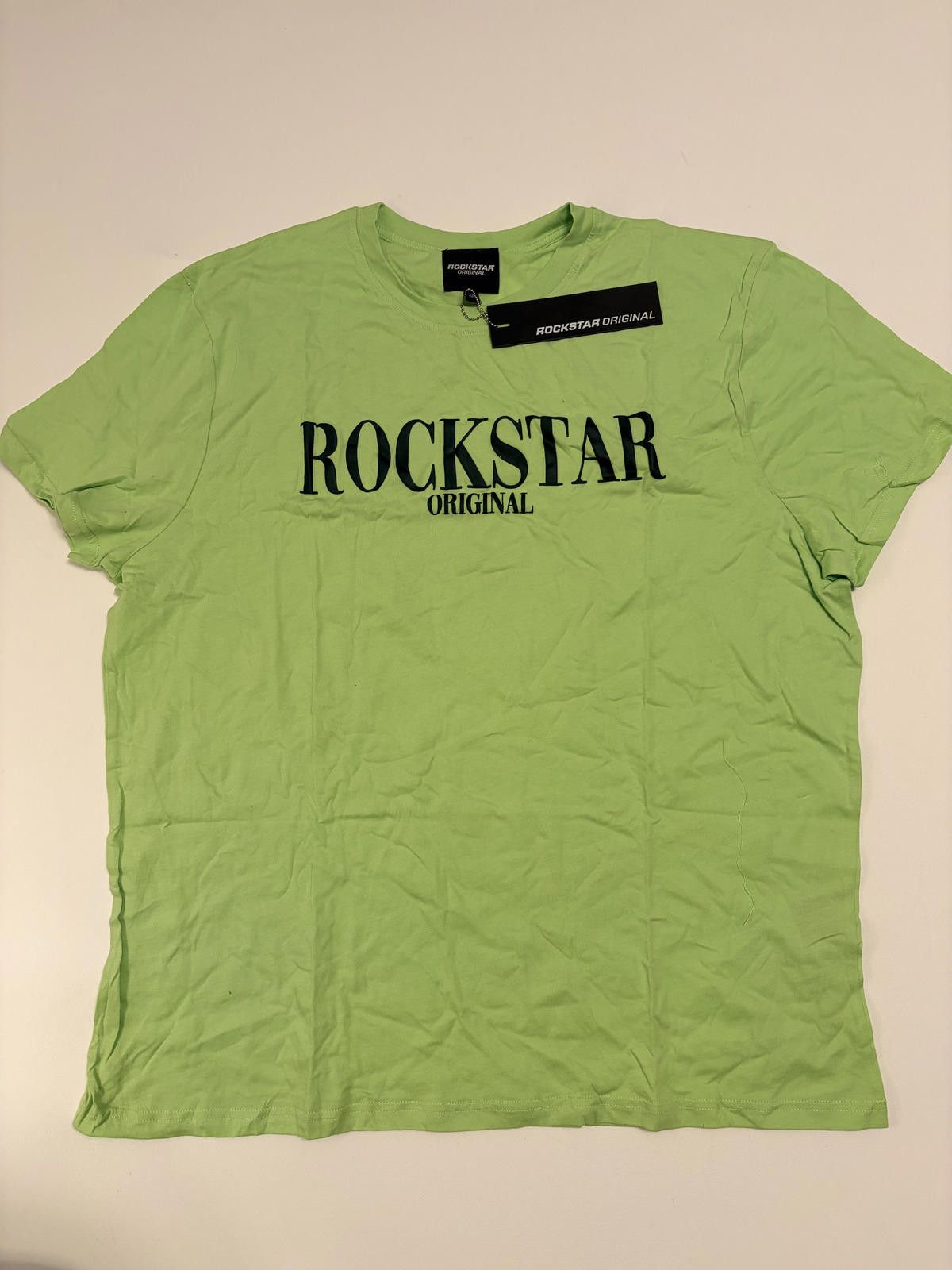Rockstar Games Rockstar Orginial Neon Green Logo T-Shirt (Size 2XL) Size US XXL / EU 58 / 5 - 1 Thumbnail