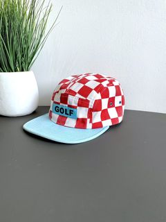 Golf wang hot sale checkered hat