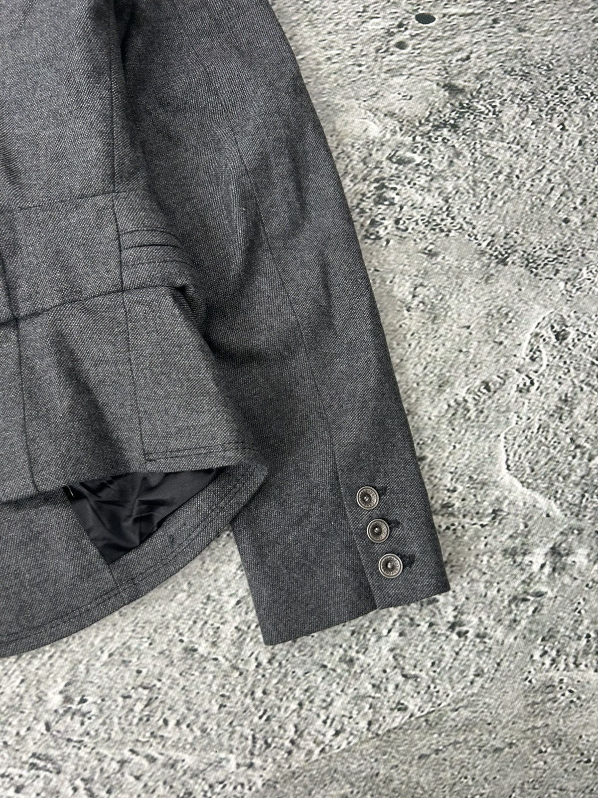 plein sud Plein Sud Jeanius Wool Blazer grey Size M / US 6-8 / IT 42-44 - 10 Thumbnail