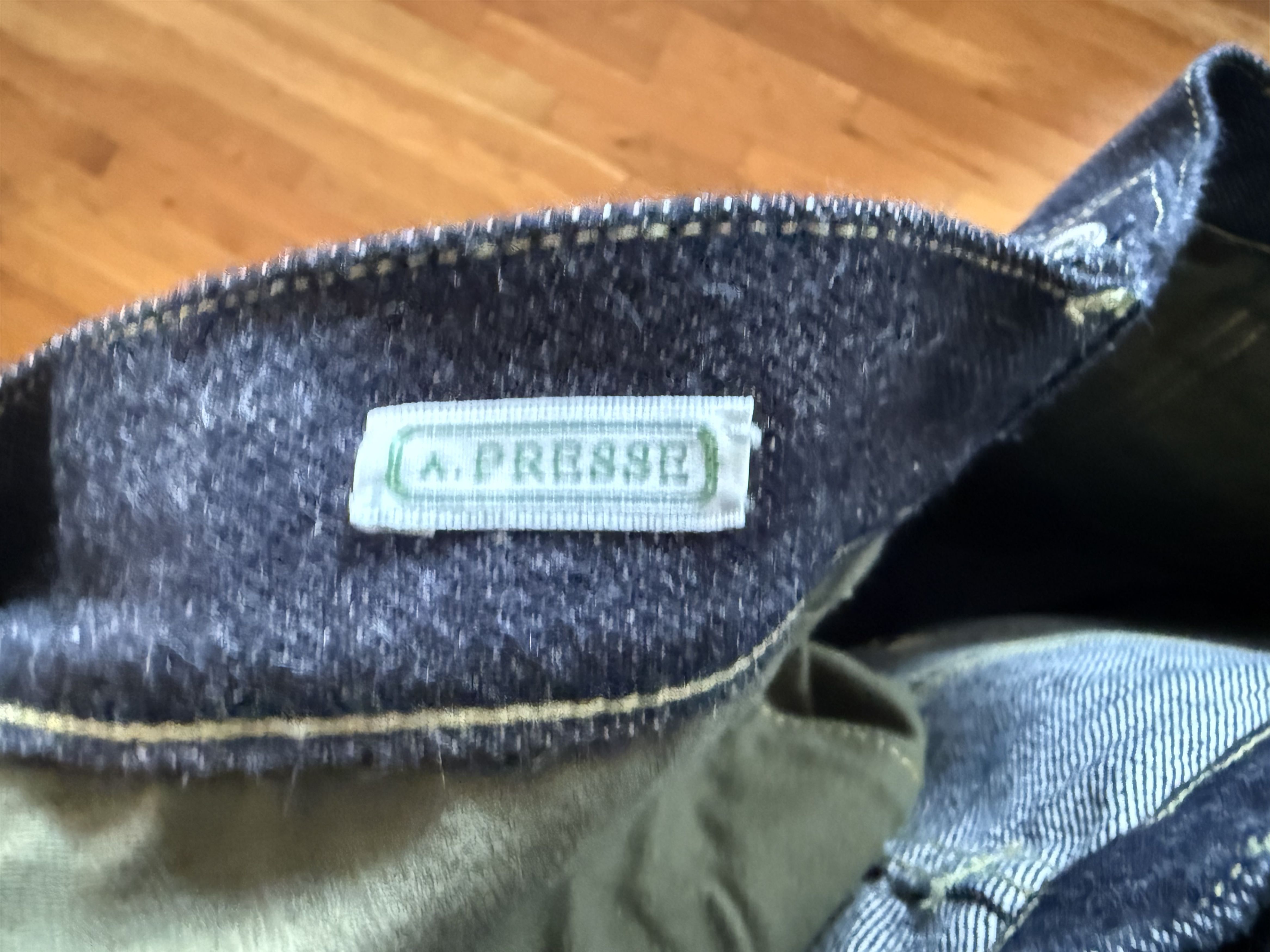 A.PRESSE A Presse Denim Jeans Size US 32 / EU 48 - 5 Thumbnail