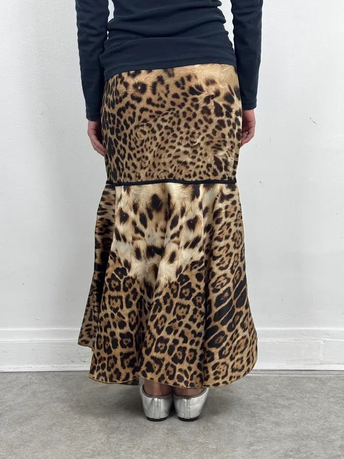 Roberto Cavalli SS2003 Roberto Cavalli Leopard Print Silk Dress Size M / US 6-8 / IT 42-44 - 4 Thumbnail