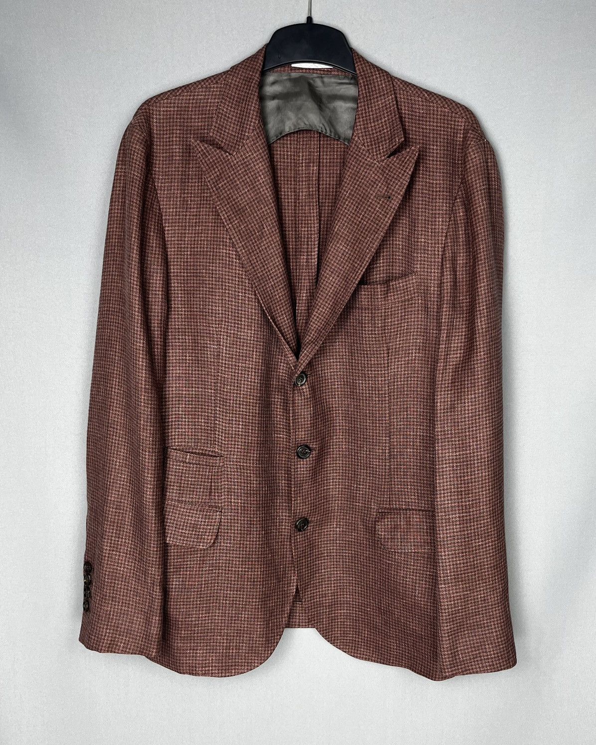 Brunello Cucinelli brunello cucinelli linen blazer jacket size 50 Size 50R - 2 Thumbnail