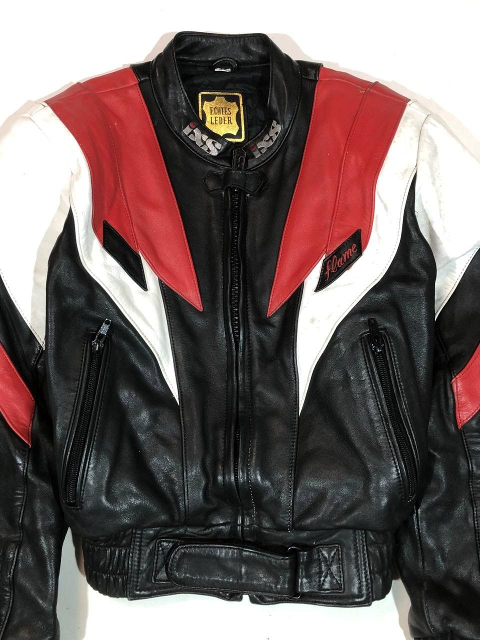Japanese Brand IXS Racing Moto Japanese Leather Jacket Vintage Size US XS / EU 42 / 0 - 2 Thumbnail