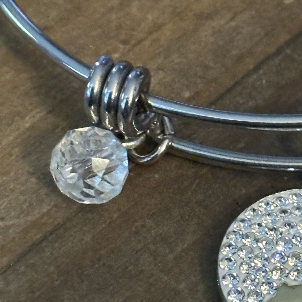 Other Silver If The Slipper Fits adjustable bangle charm bracelet Size ONE SIZE - 4 Thumbnail