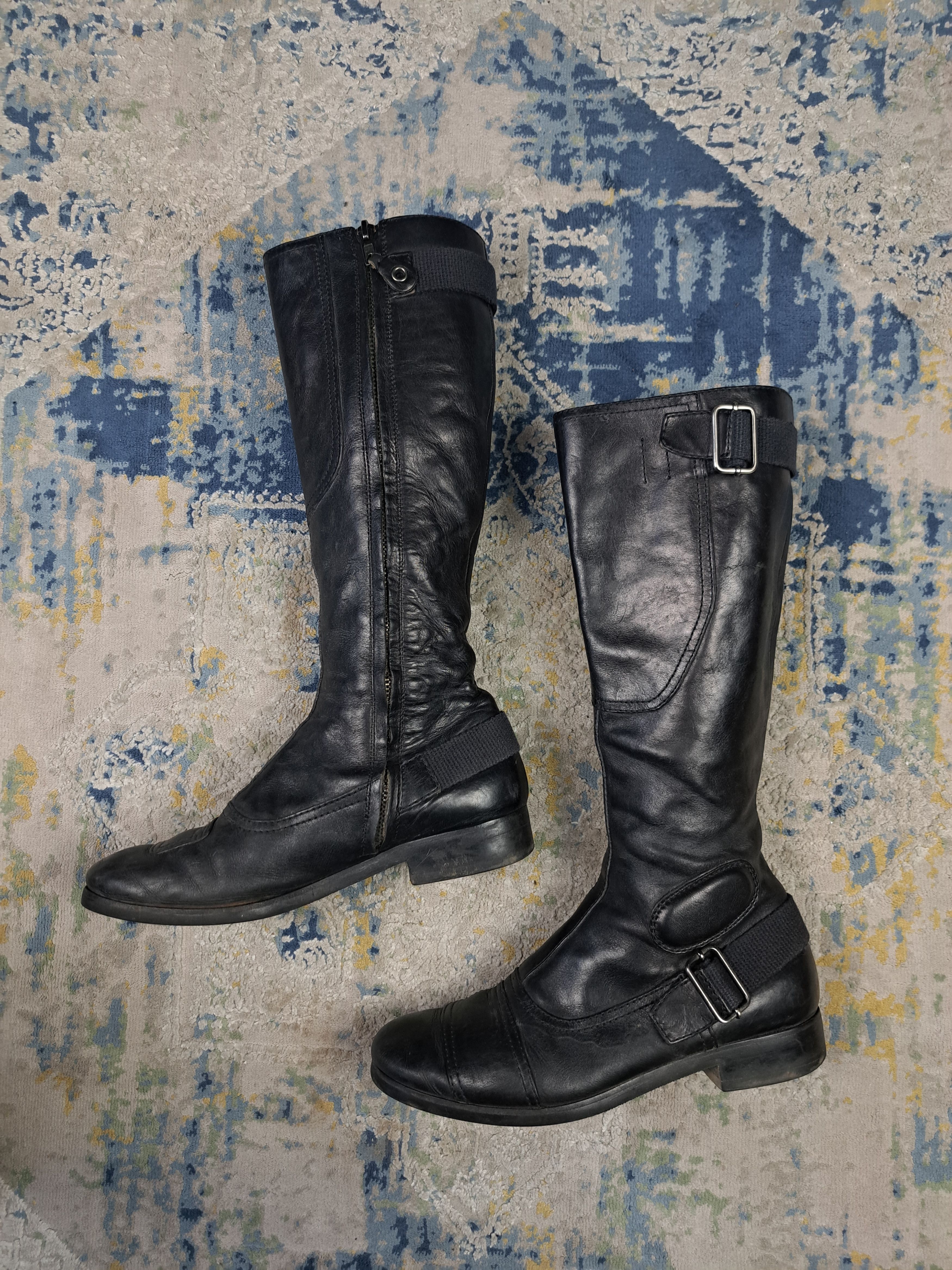 Miu Miu Miu Miu High Boots Leather Archive Designer Luxury High End Size US 7.5 / IT 37.5 - 2 Thumbnail