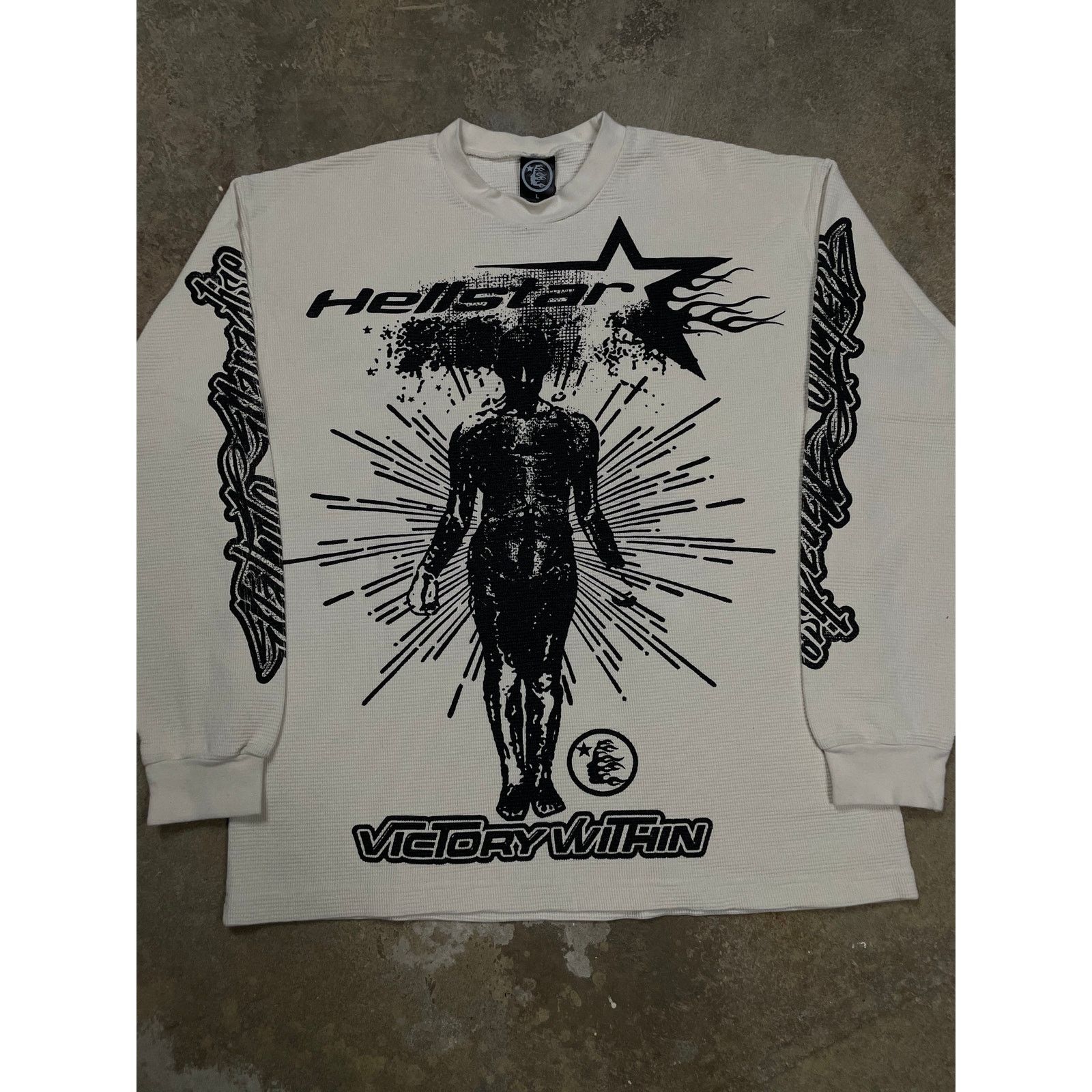 HELLSTAR Hellstar Thermal LS Cream Used Large Size US L / EU 52-54 / 3 - 1 Thumbnail