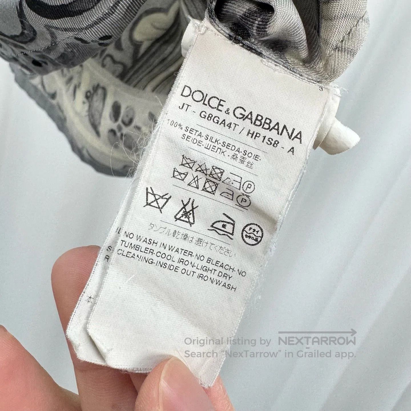 Dolce & Gabbana Dolce&Gabbana Runway Peacock Silk Short-Sleeve. Size US M / EU 48-50 / 2 - 7 Thumbnail