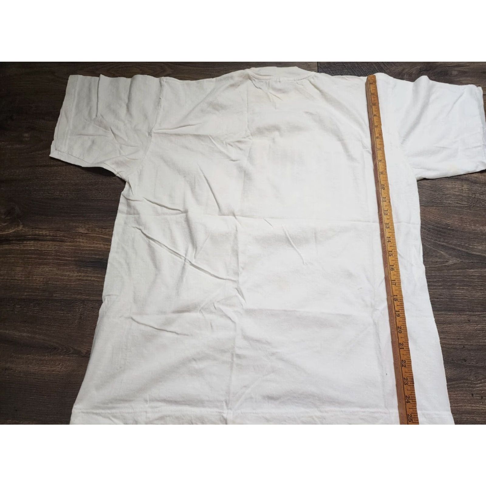 Sea New York VINTAGE New York T-Shirt Manhattan Logo 90s Mens XL White Crew Neck Short Sleeve Distressed Cotton Size US XL / EU 56 / 4 - 7 Thumbnail