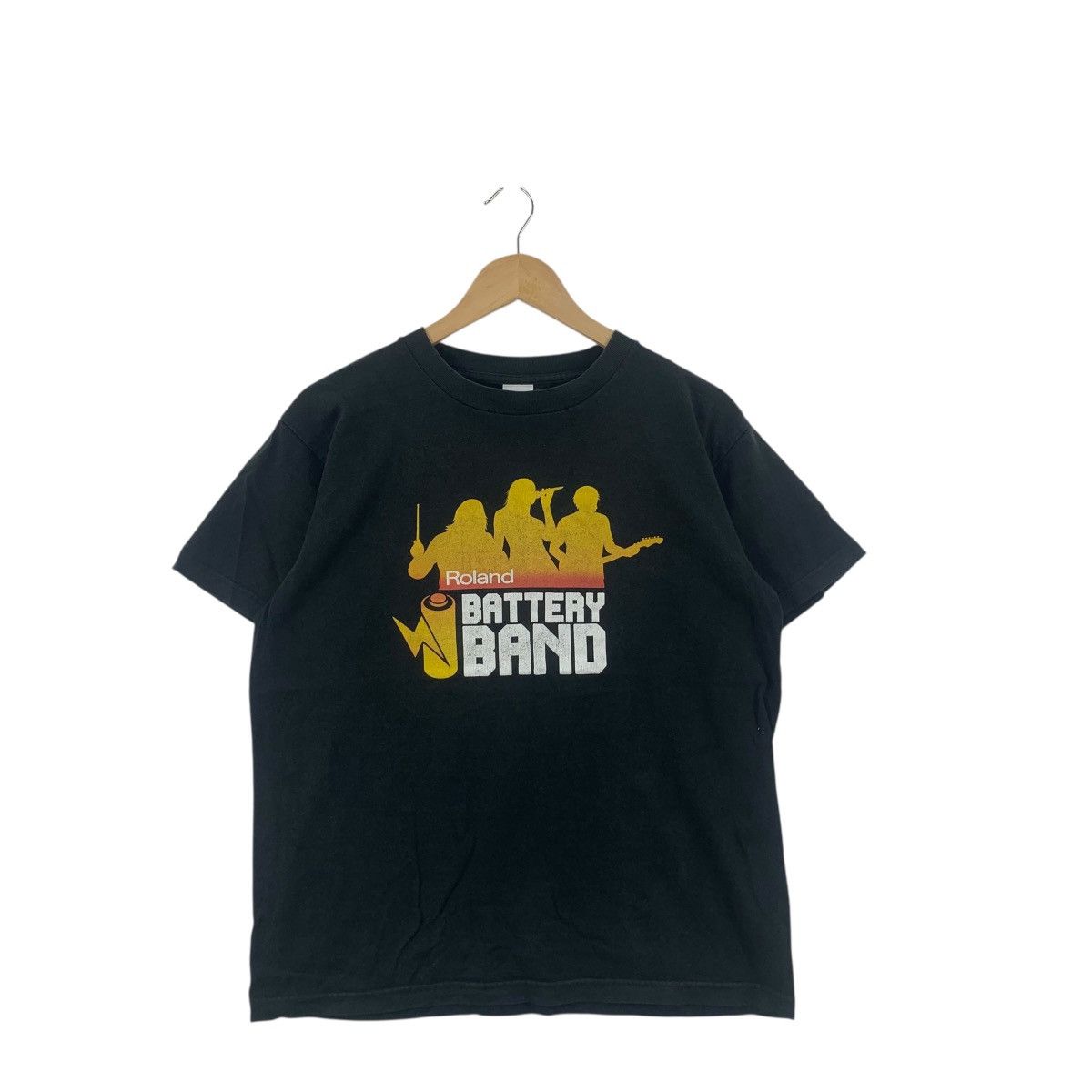 Other ROLAND AMPS CUBE Battery Band Promo Tee Shirt Top Tour Size US M / EU 48-50 / 2 - 3 Thumbnail