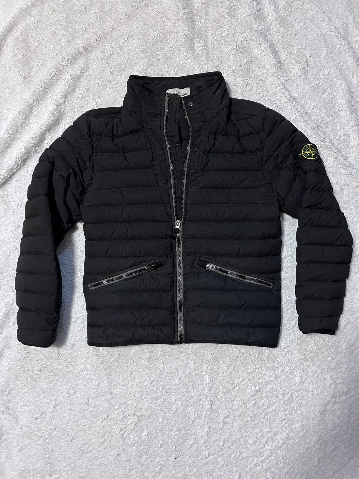 Stone Island Stone Island Loom Woven Down Chambers Nylon-Tc Jacket Size US S / EU 44-46 / 1 - 1 Thumbnail