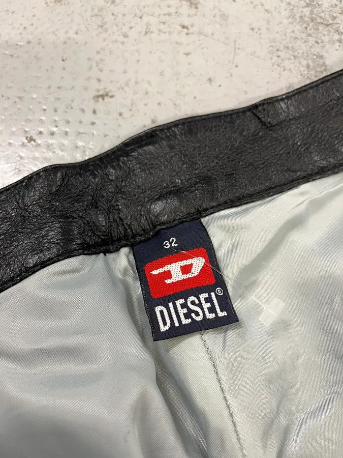 Diesel Diesel Biker Leather Black Pants Size US 30 / EU 46 - 13 Thumbnail