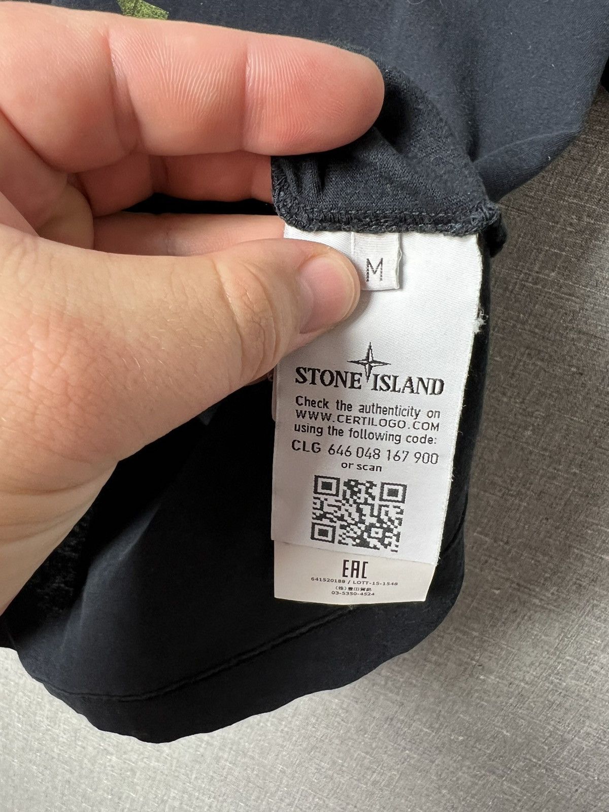 Stone Island Rare Stone Island Back Big Logo T-Shirt SI Men’s Tee Size M Size US M / EU 48-50 / 2 - 12 Thumbnail