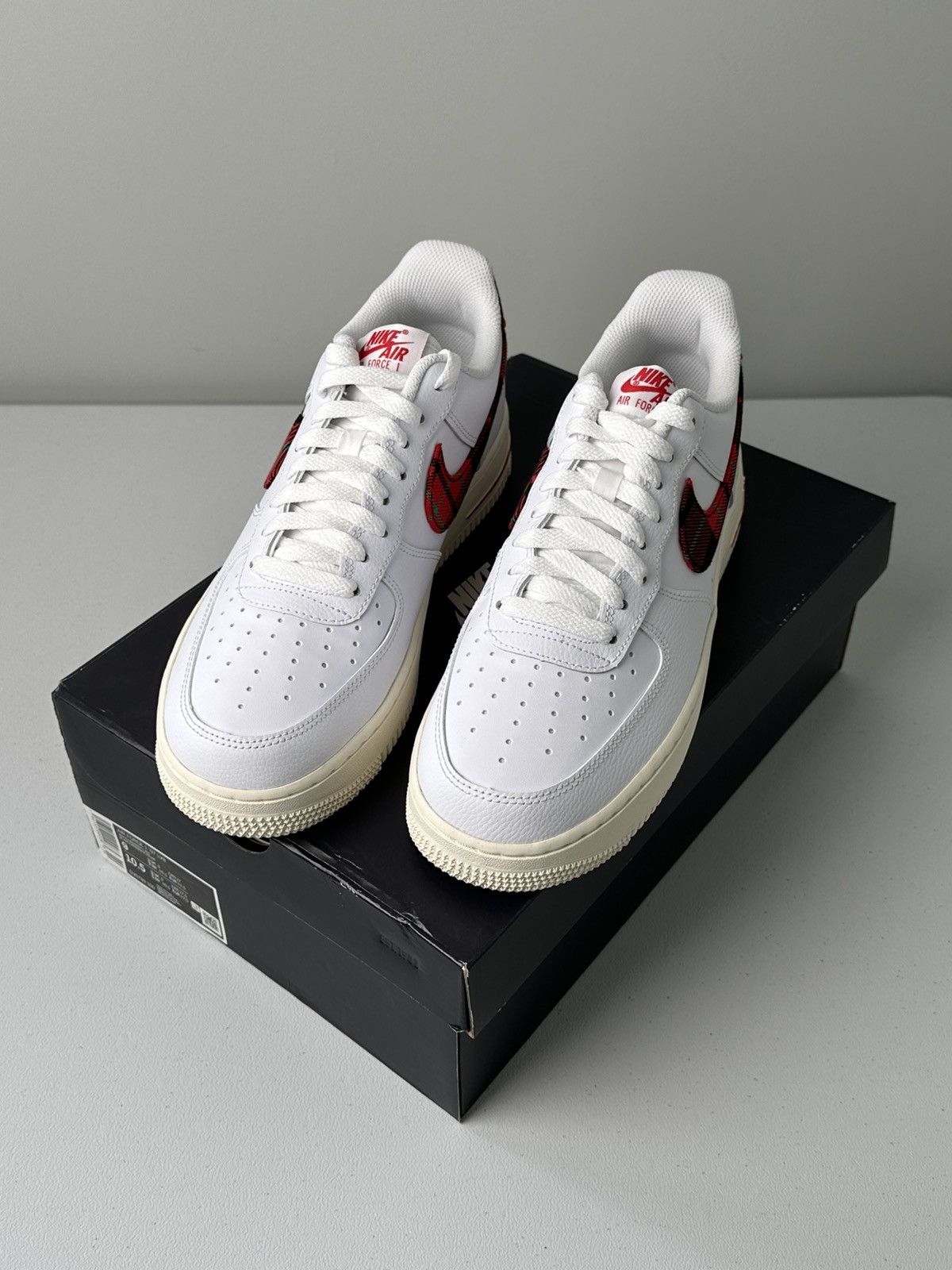 Nike Nike Air Force 1 Tartan Plaid Sneaker Shoes Size US 9 / EU 42 - 3 Thumbnail
