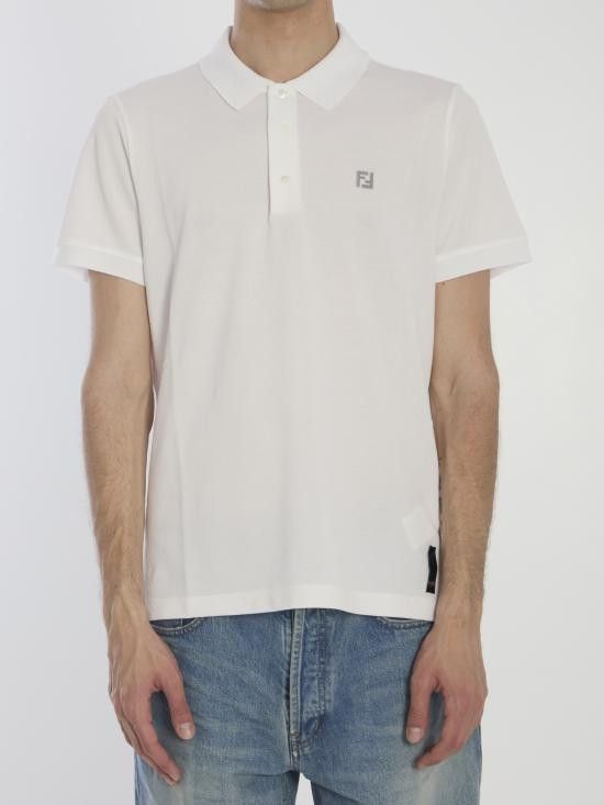 Fendi FENDI Men Polo Shirts FY0985 WHITE Size US L / EU 52-54 / 3 - 1 Thumbnail