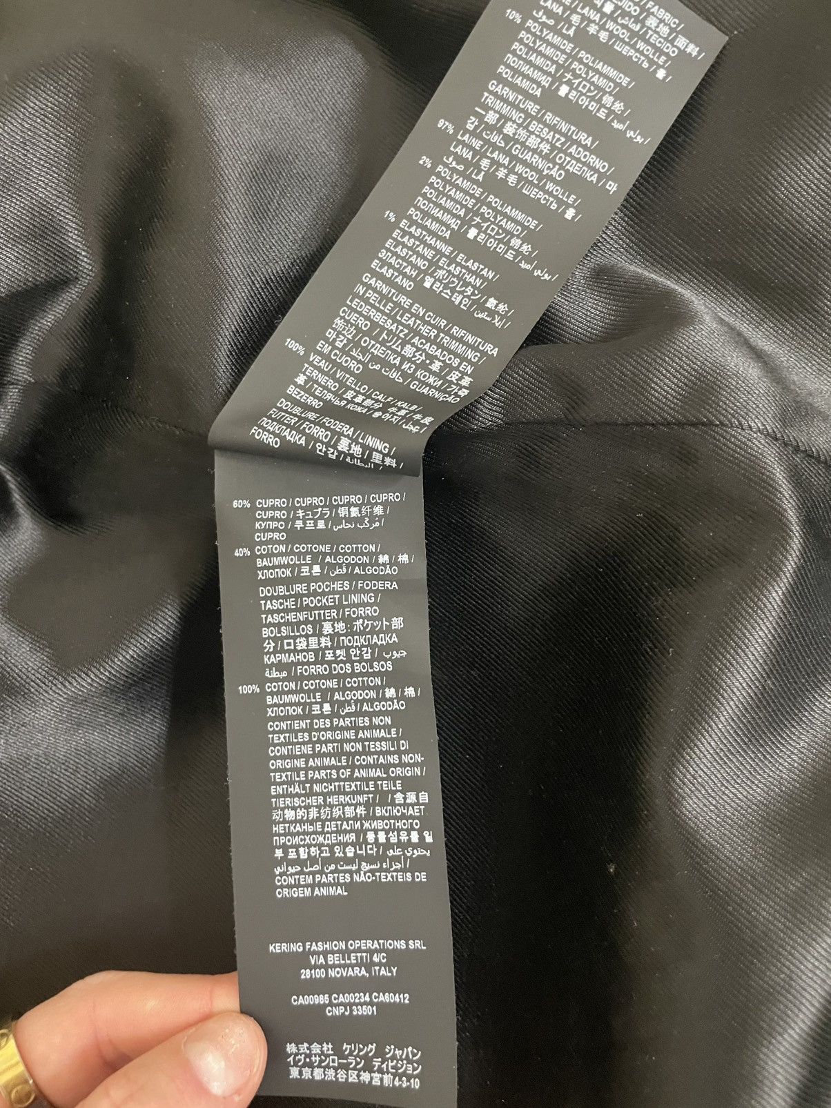 Saint Laurent Paris Saint Laurent TEDDY COLLEGE JACKET Size 48L - 7 Thumbnail