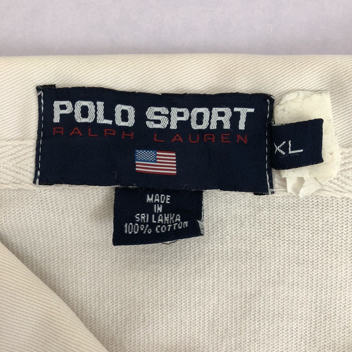 Polo Ralph Lauren × Vintage POLO SPORT Ralph Lauren Stripe Rugby Longsleeve Polo Size US XL / EU 56 / 4 - 7 Thumbnail
