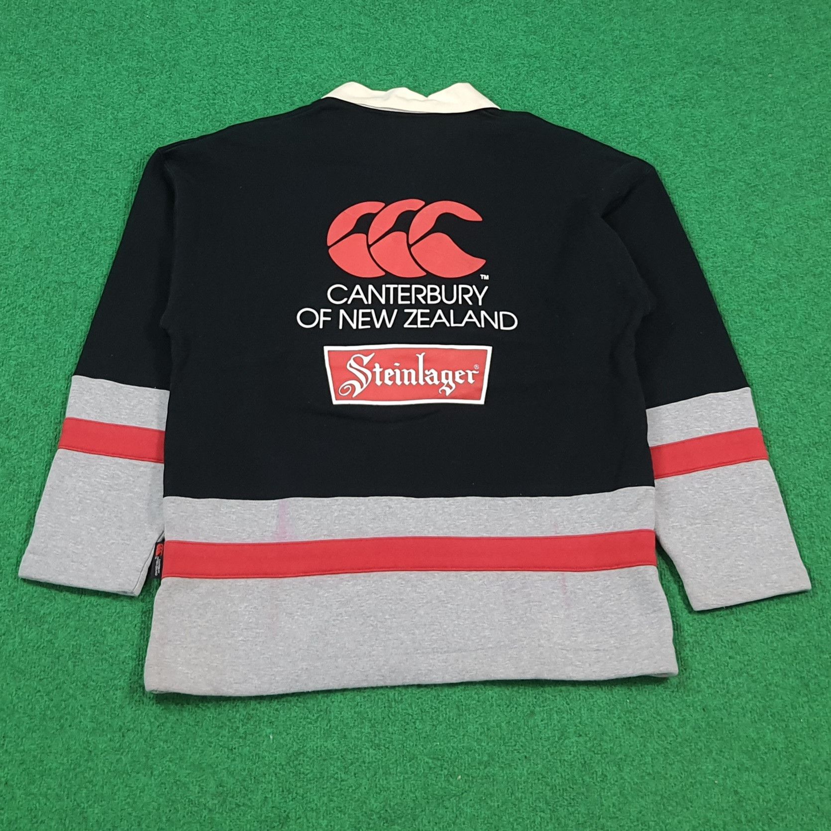 Canterbury of New Zealand Vintage All Blacks Rugby Polo Shirt Canterbury C302N23 Size US M / EU 48-50 / 2 - 2 Thumbnail