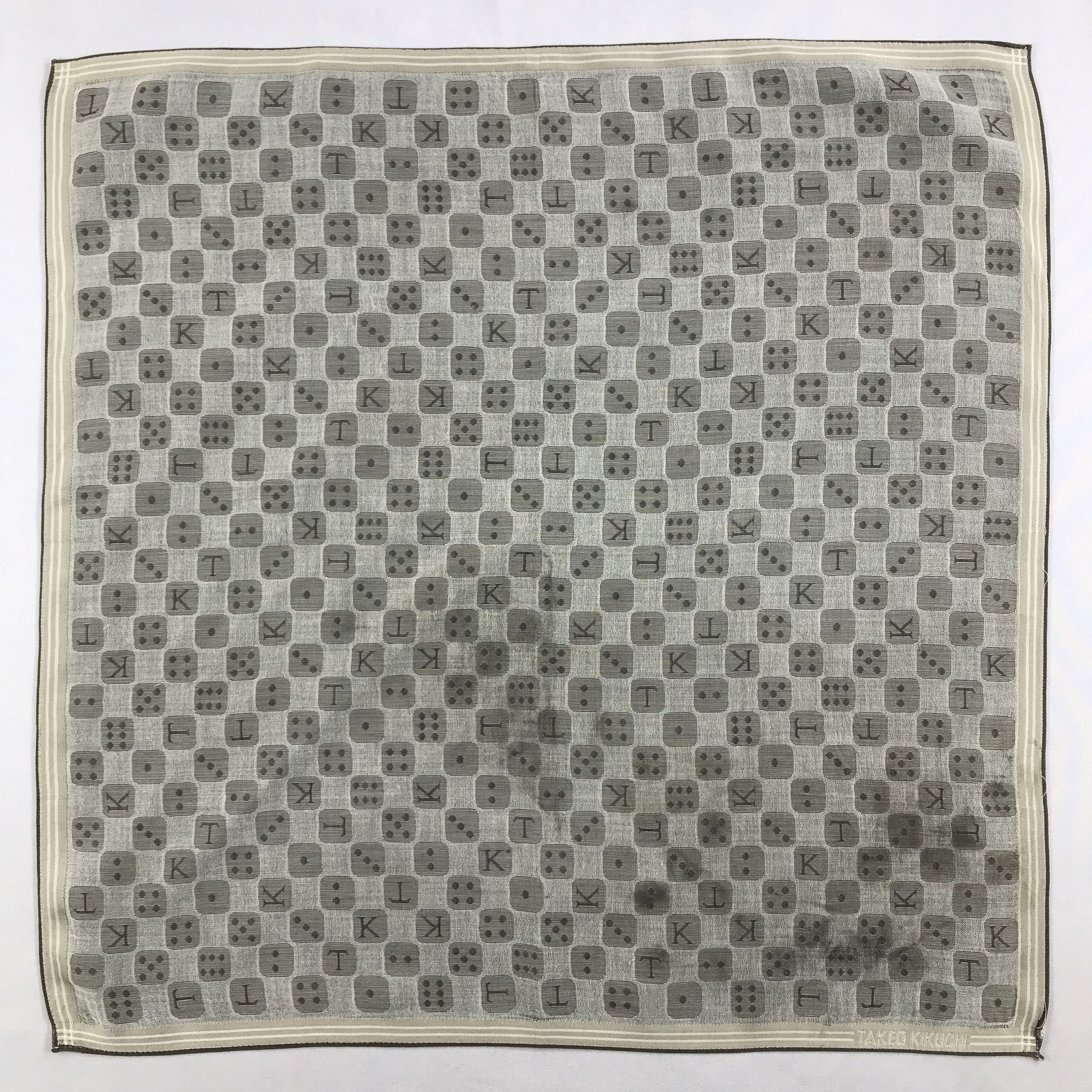 Takeo Kikuchi × Vintage Takeo Kikuchi Bandana / Handkerchief / Neckerchief - S2621 Size ONE SIZE - 1 Thumbnail