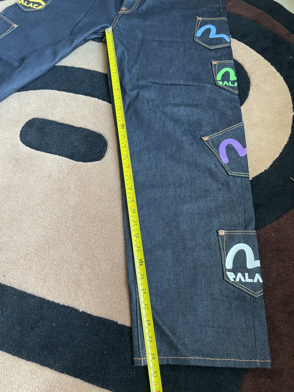 Evisu × Palace EVISU x PALACE multi-pocket jeans limited edition Size US 34 / EU 50 - 16 Thumbnail
