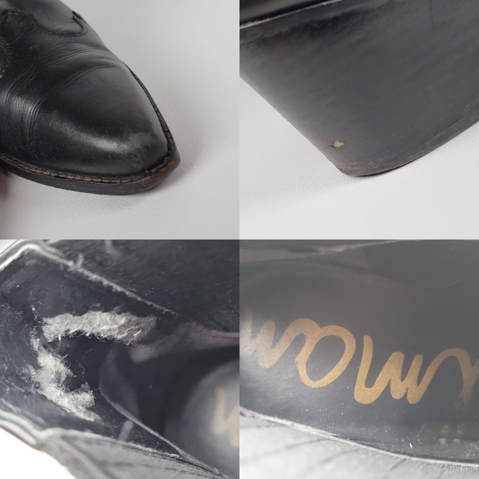 Sam Edelman Sam Edelman Black Winona Leather Western Boots Women 9 M Size US 9 / IT 39 - 9 Thumbnail