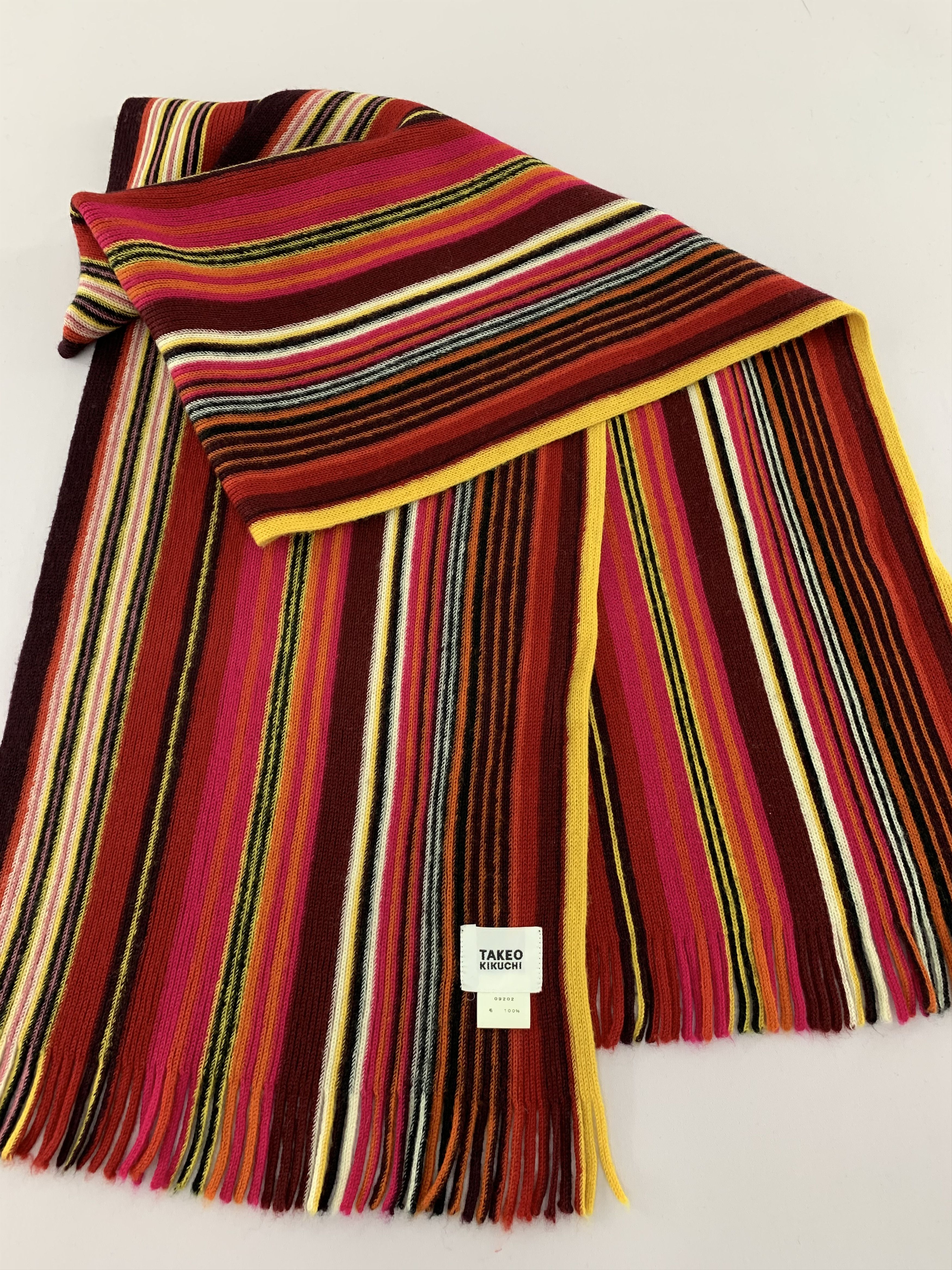Takeo Kikuchi Takeo Kikuchi Scarf Wool Muffler Neck Wrap BL5170 Size ONE SIZE - 3 Thumbnail