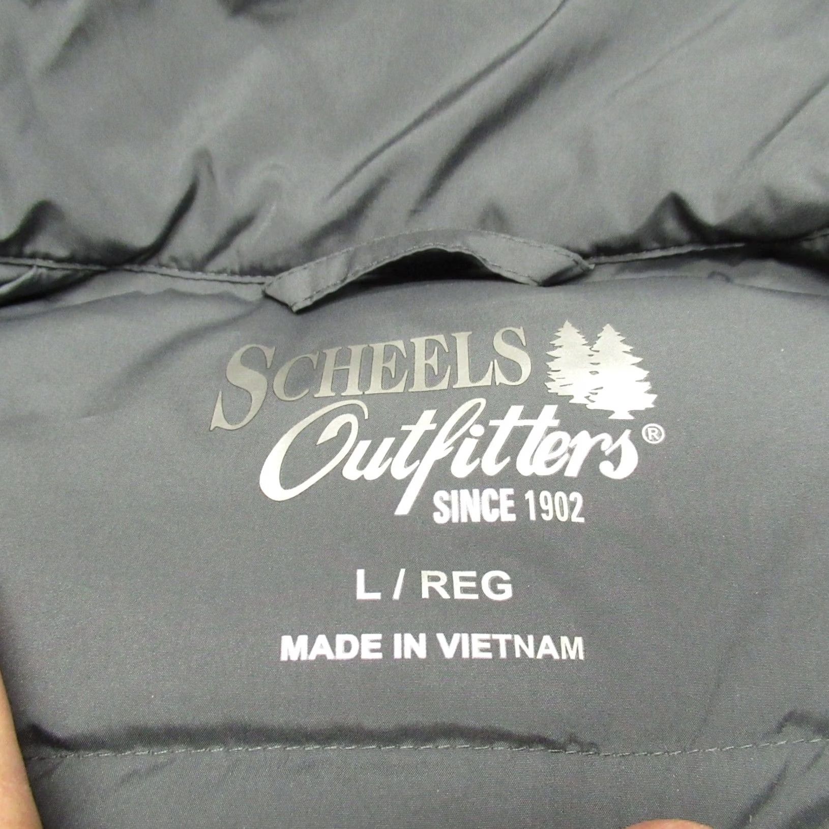 Vintage Scheels Gray Ram River Down Vest Mens Large Insulated Puffer WARM Wind NEW Size US L / EU 52-54 / 3 - 6 Thumbnail