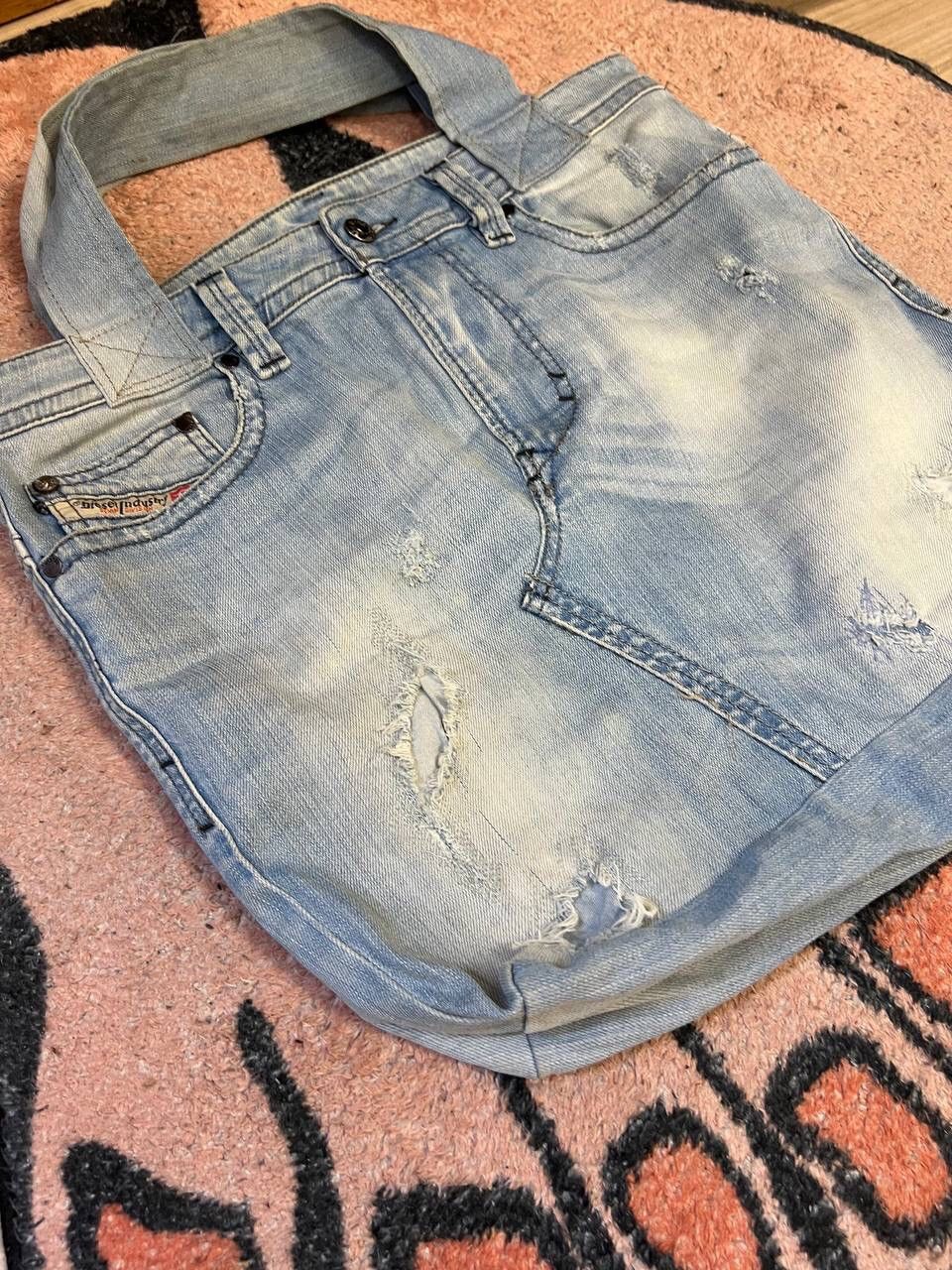 Diesel Vintage Diesel Cargo Distressed y2k denim bag Size ONE SIZE - 5 Thumbnail