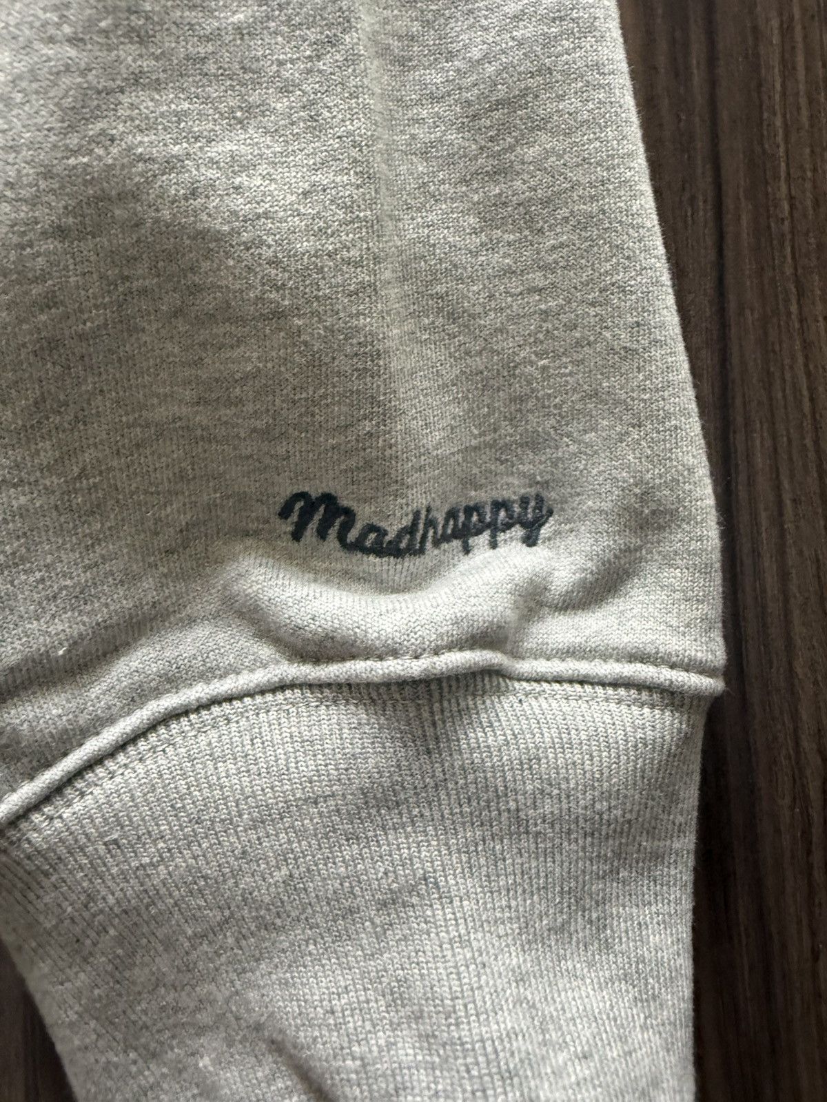 Gap × Madhappy GAP x MAD Happy Full Zip Hoodie Oatmeal Grey Logo Hoodie XL Size US XL / EU 56 / 4 - 7 Thumbnail