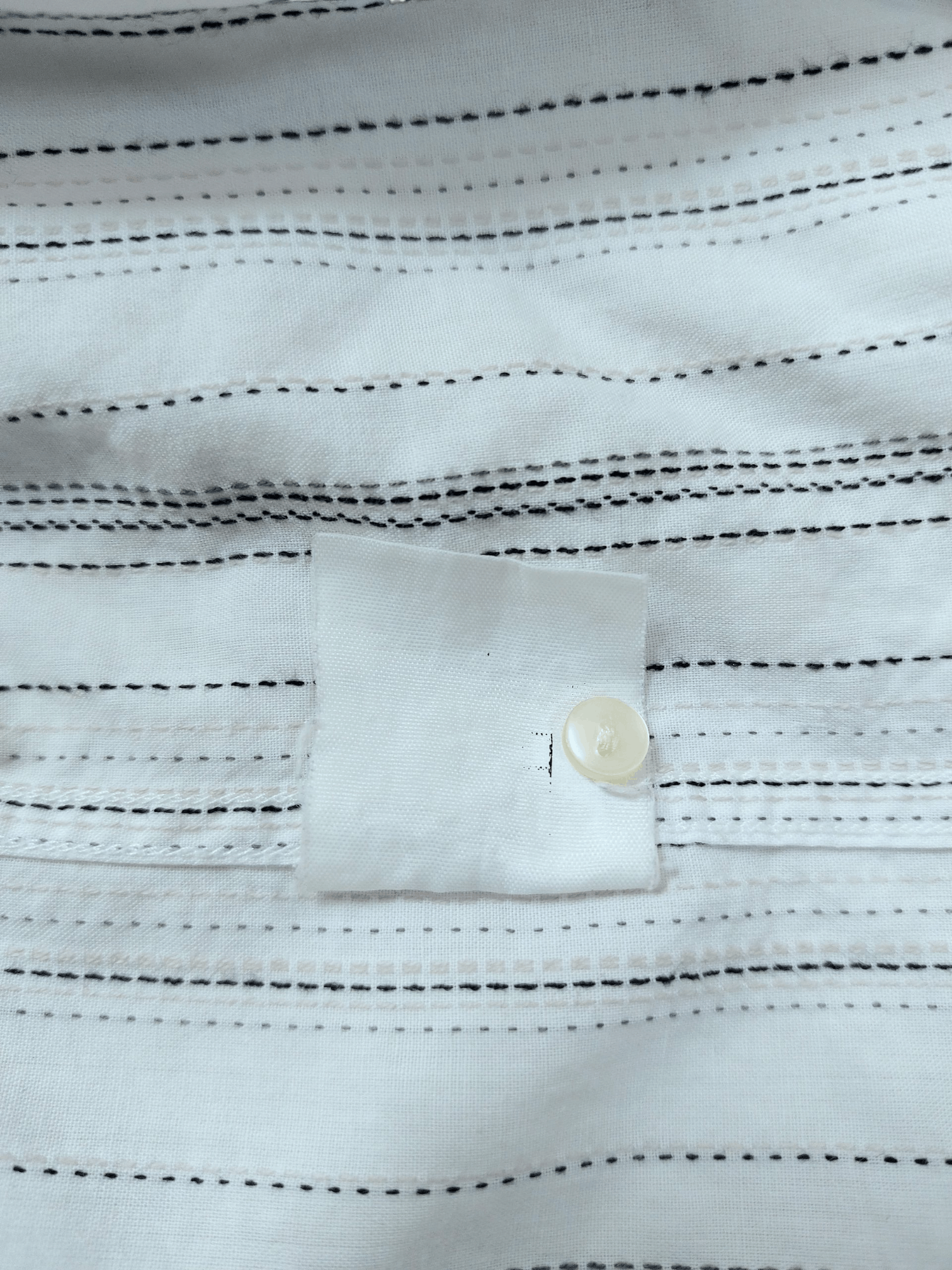 PPFM PPFM Striped V-neck Relaxed Cotton Shirts Size US M / EU 48-50 / 2 - 14 Thumbnail