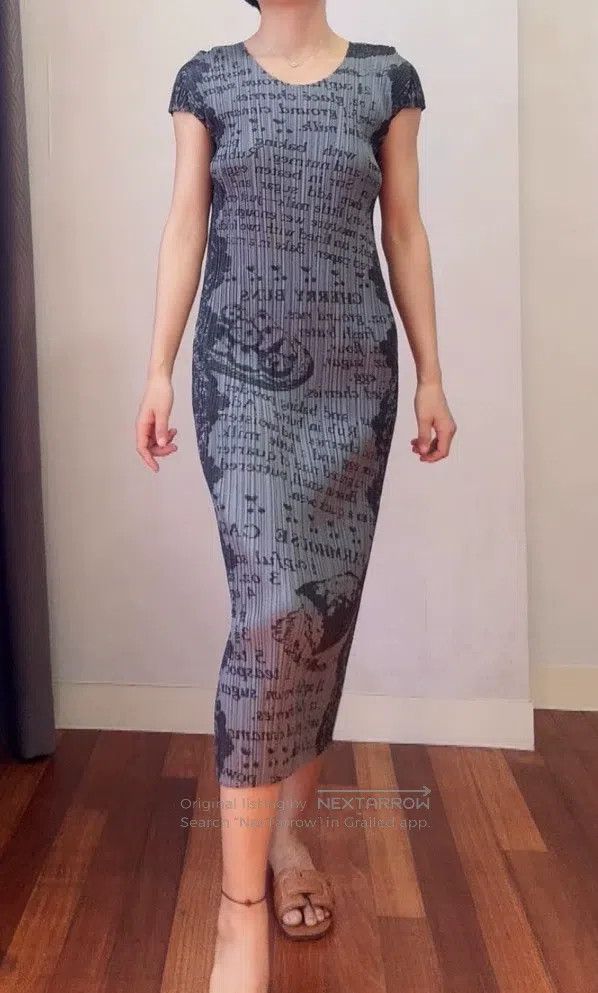 Issey Miyake Issey Miyake Baking Recipe Print Dress Size M / US 6-8 / IT 42-44 - 1 Thumbnail