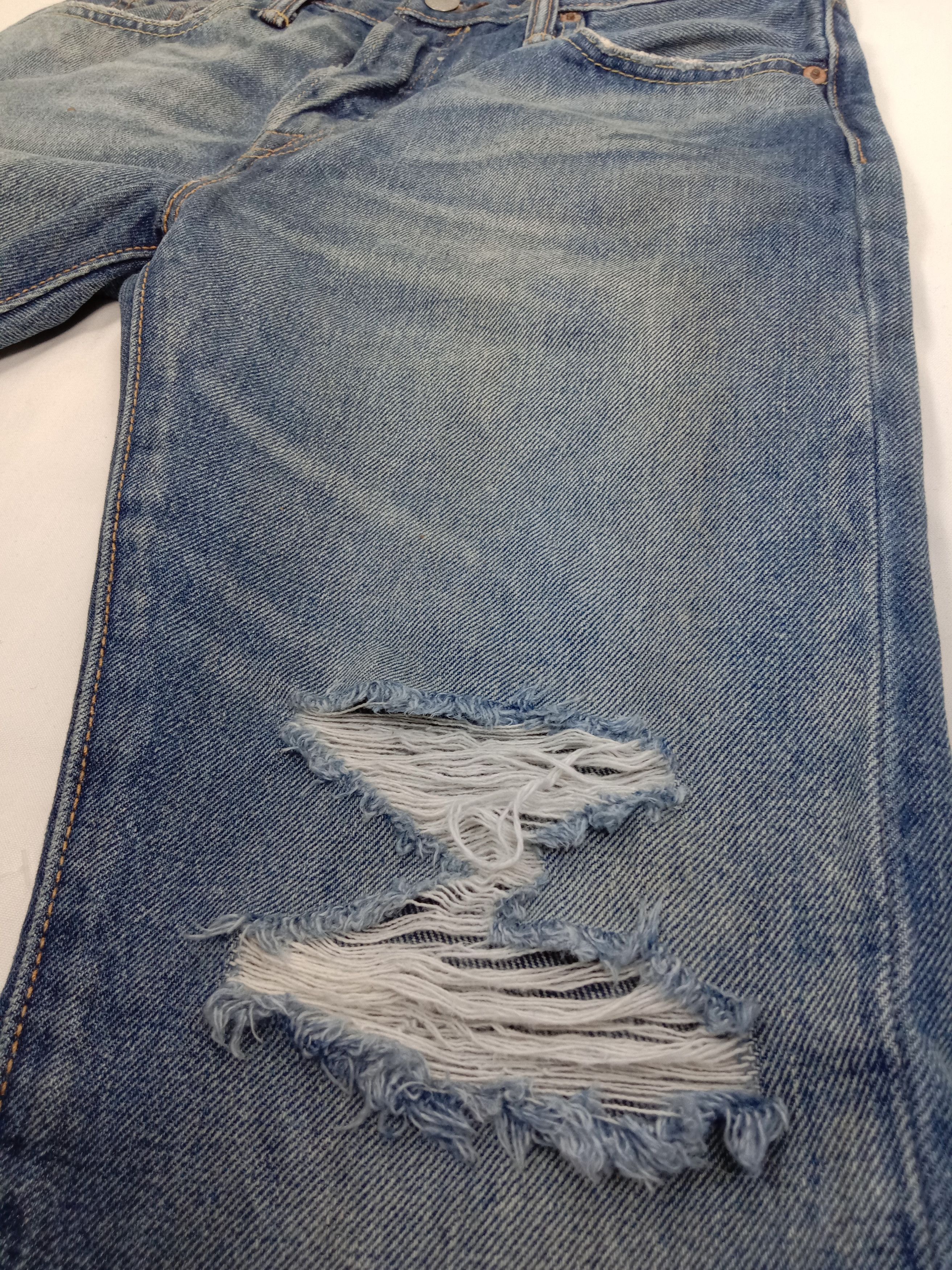 Levi's Vintage Levi's 501s Jeans Faded Blue Distressed Denim Size US 30 / EU 46 - 10 Thumbnail