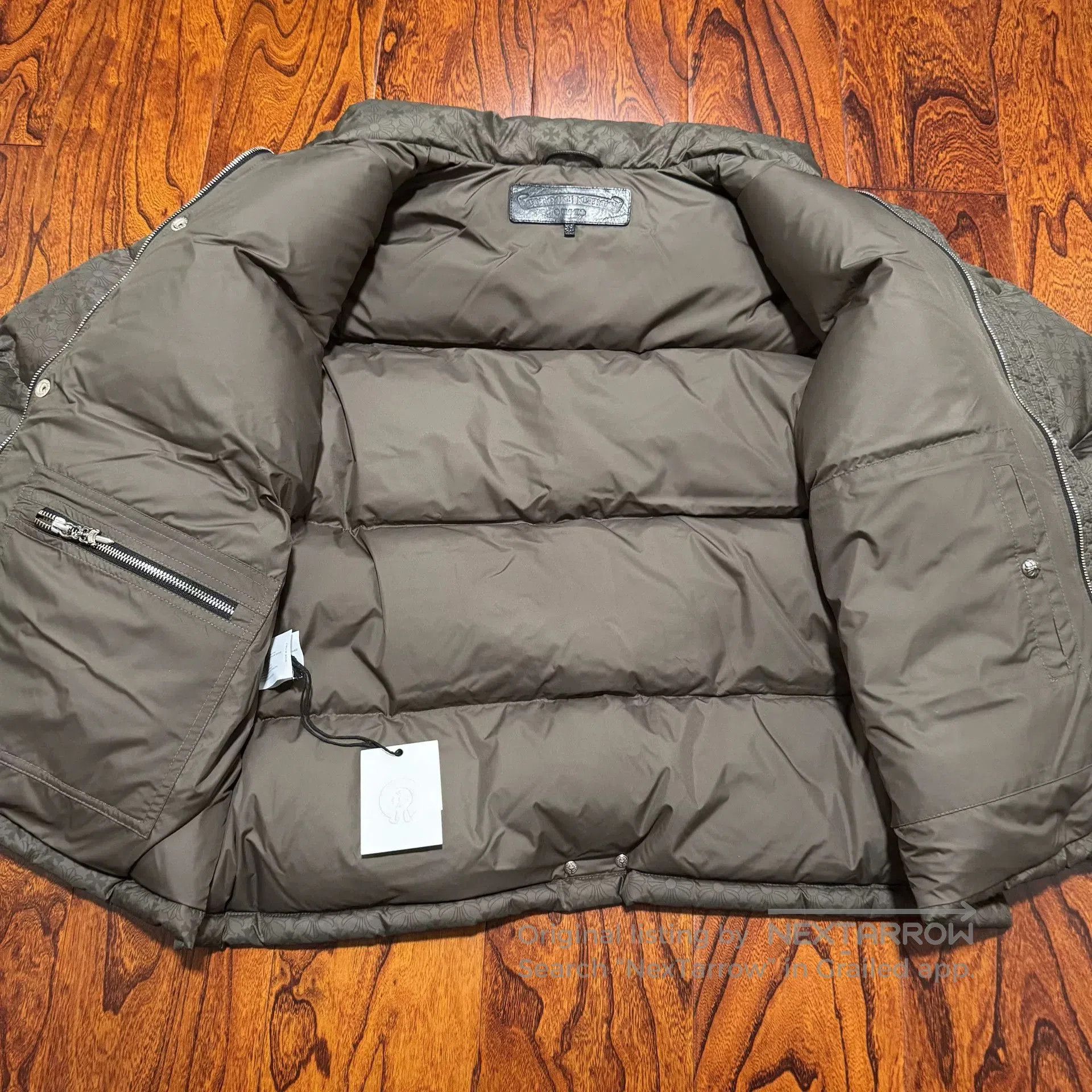 Chrome Hearts chrome hearts olive green puffer jacket. Size US L / EU 52-54 / 3 - 2 Thumbnail