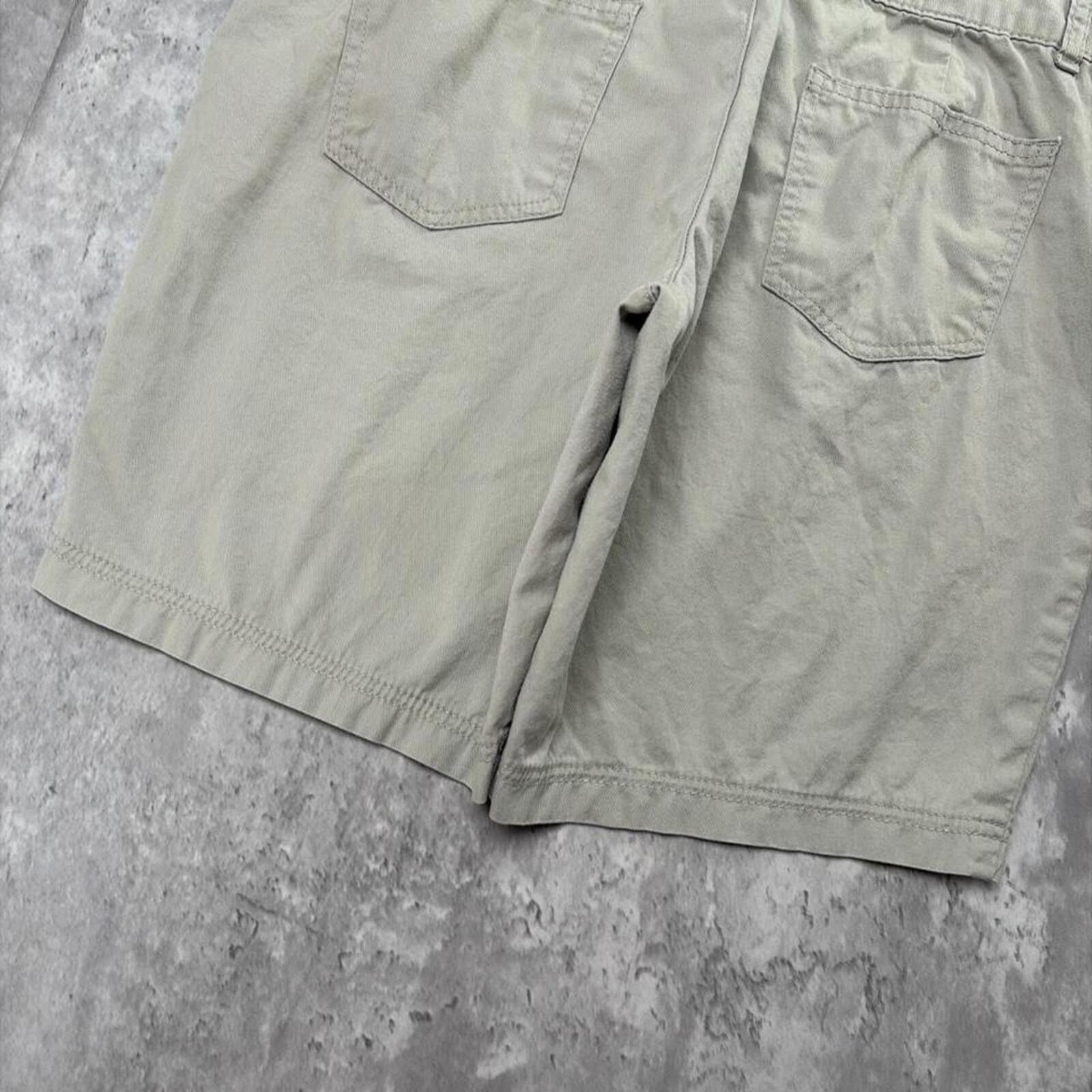 Ocean Pacific Y2K Cream Ocean Pacific Grunge Surf Capri Shorts Size 34" / US 12 / IT 48 - 6 Thumbnail