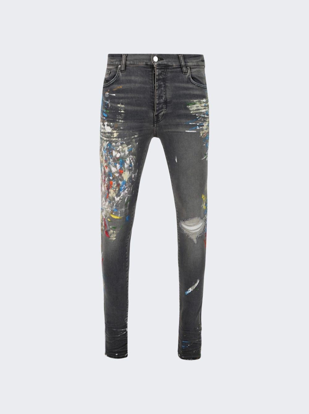 Amiri o1mle0925 Painter Jeans in Grey Size US 34 / EU 50 - 1 Thumbnail