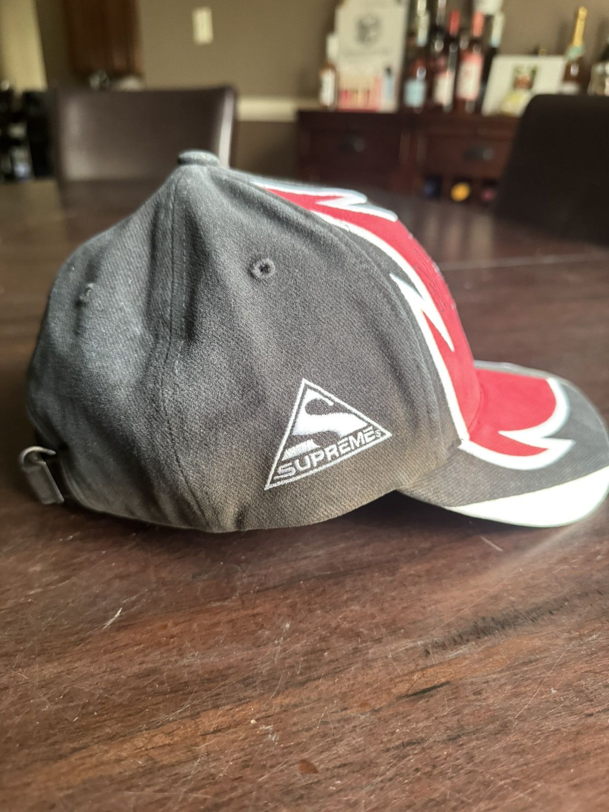 Maison Margiela × Supreme Supreme MM6 Maison Margiela Split 6 Panel Hat Black Size ONE SIZE - 3 Thumbnail