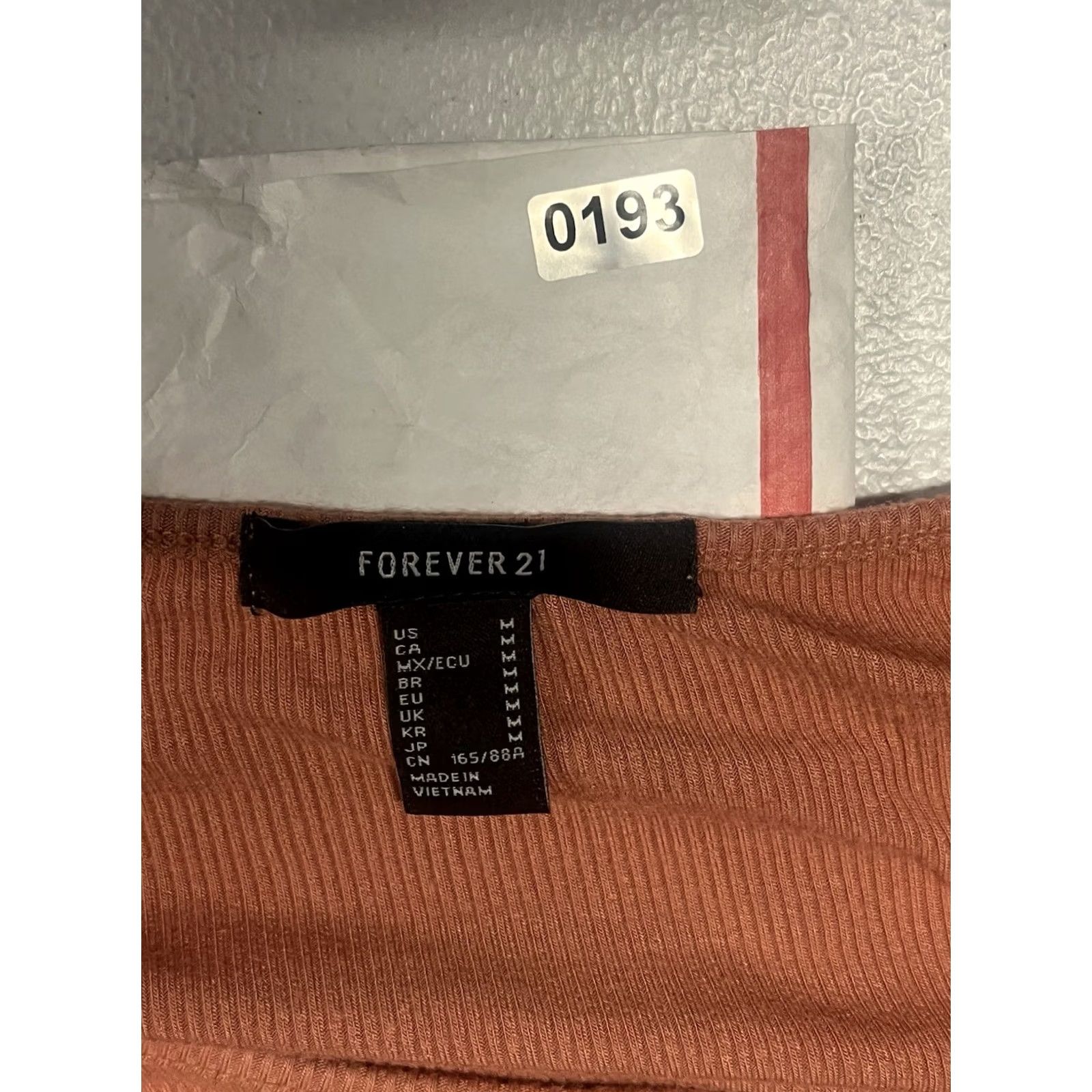 Forever 21 Forever 21 Bodycon Dress Womens Medium Red Short Sleeve Snap Front Ribbed Dress Length: Mini / Knee Length Depends on Size M Womens Size 32" / US 10 / IT 46 - 6 Thumbnail