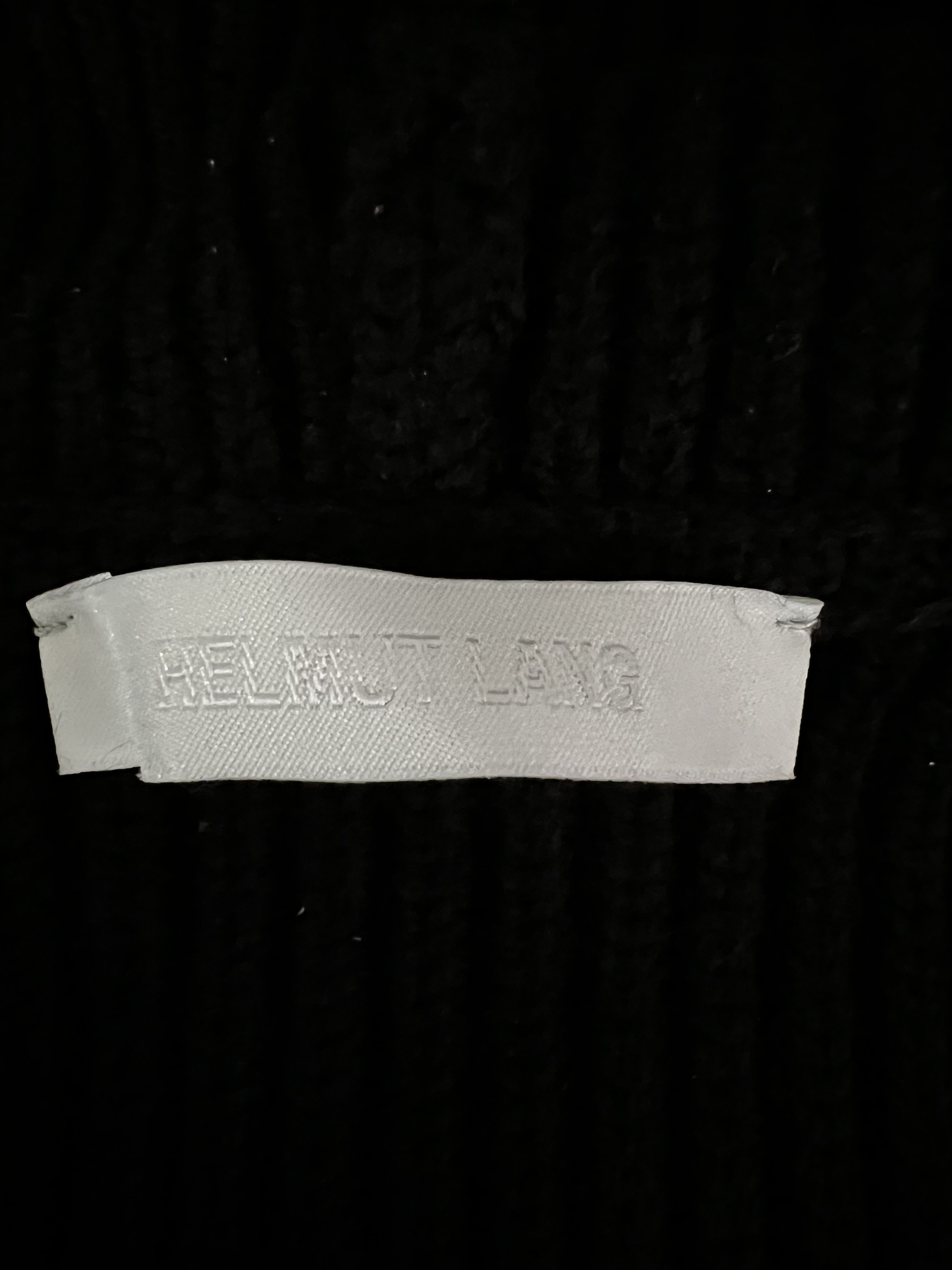 Helmut Lang Balaclava Hooded Ribbed Wool Sweatshirt Size US L / EU 52-54 / 3 - 19 Thumbnail